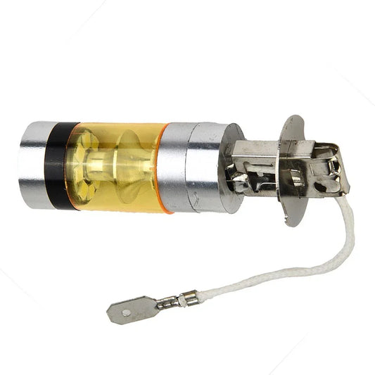 2 x H3 100W 2828 LED Fog Light Turn Signal Brake Lamp Taillight Bulb Yellow