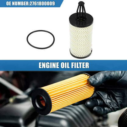 Engine Oil Filter with O Ring for Mercedes-Benz C300 (2015-2023)