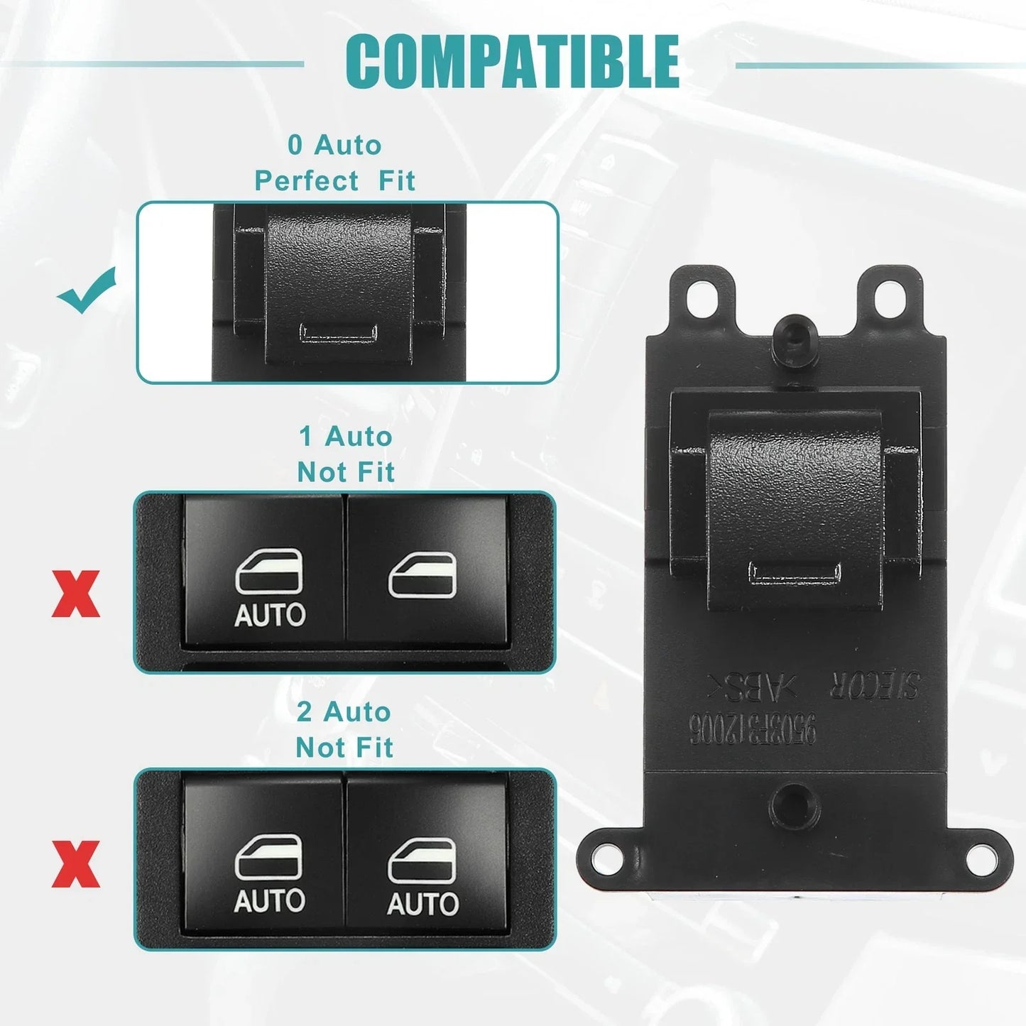 Power Window Switch for Honda Civic 2012-2015 (2 x)