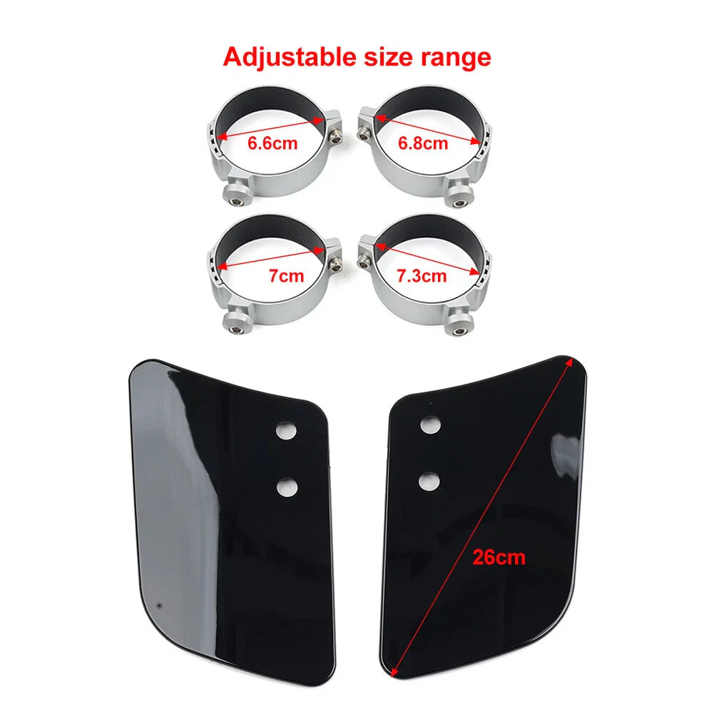 Front Wind Fork Air Deflector for Honda, Kawasaki, Yamaha