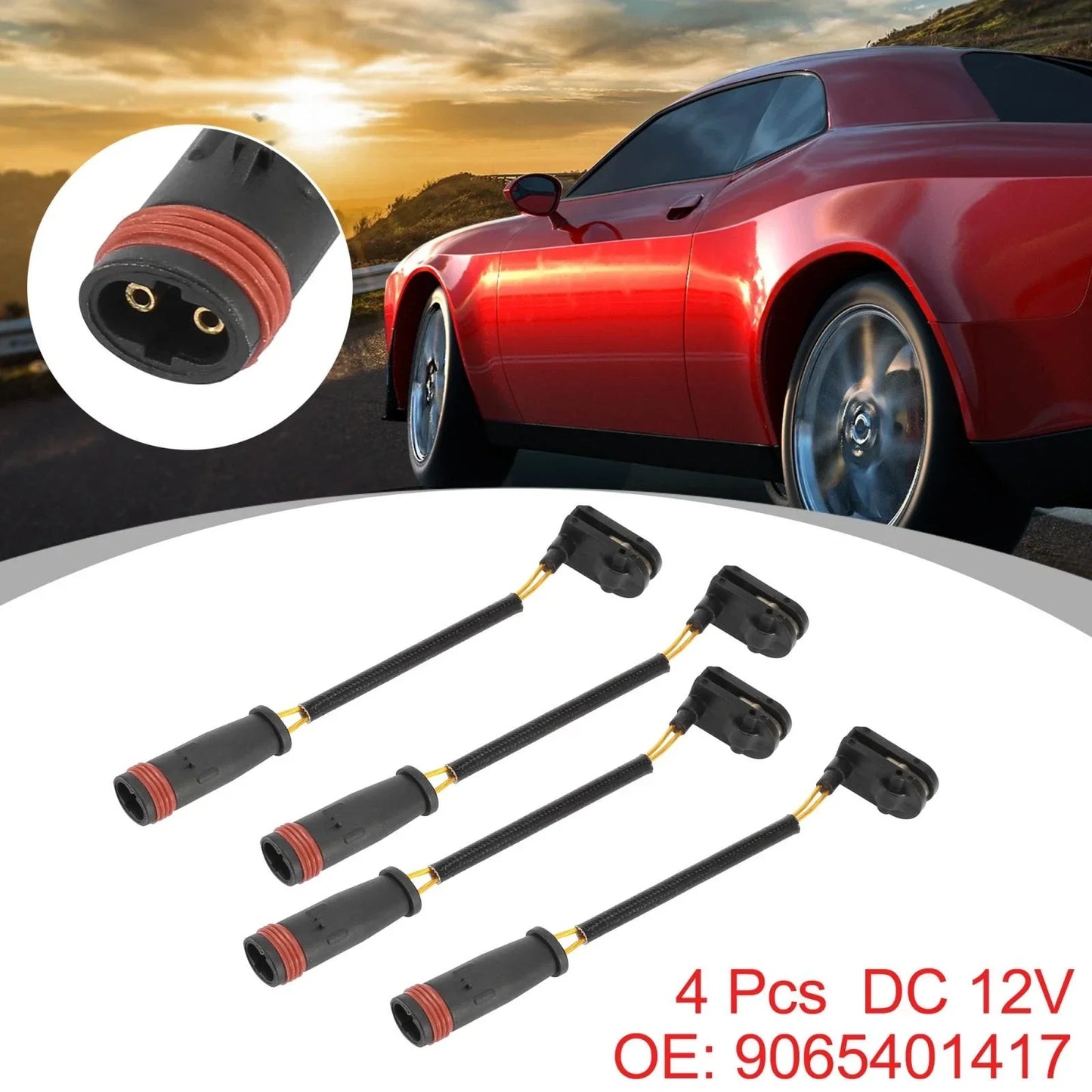 4pcs Brake Pad Wear Sensors for Dodge Sprinter 2500 (2002-2006)
