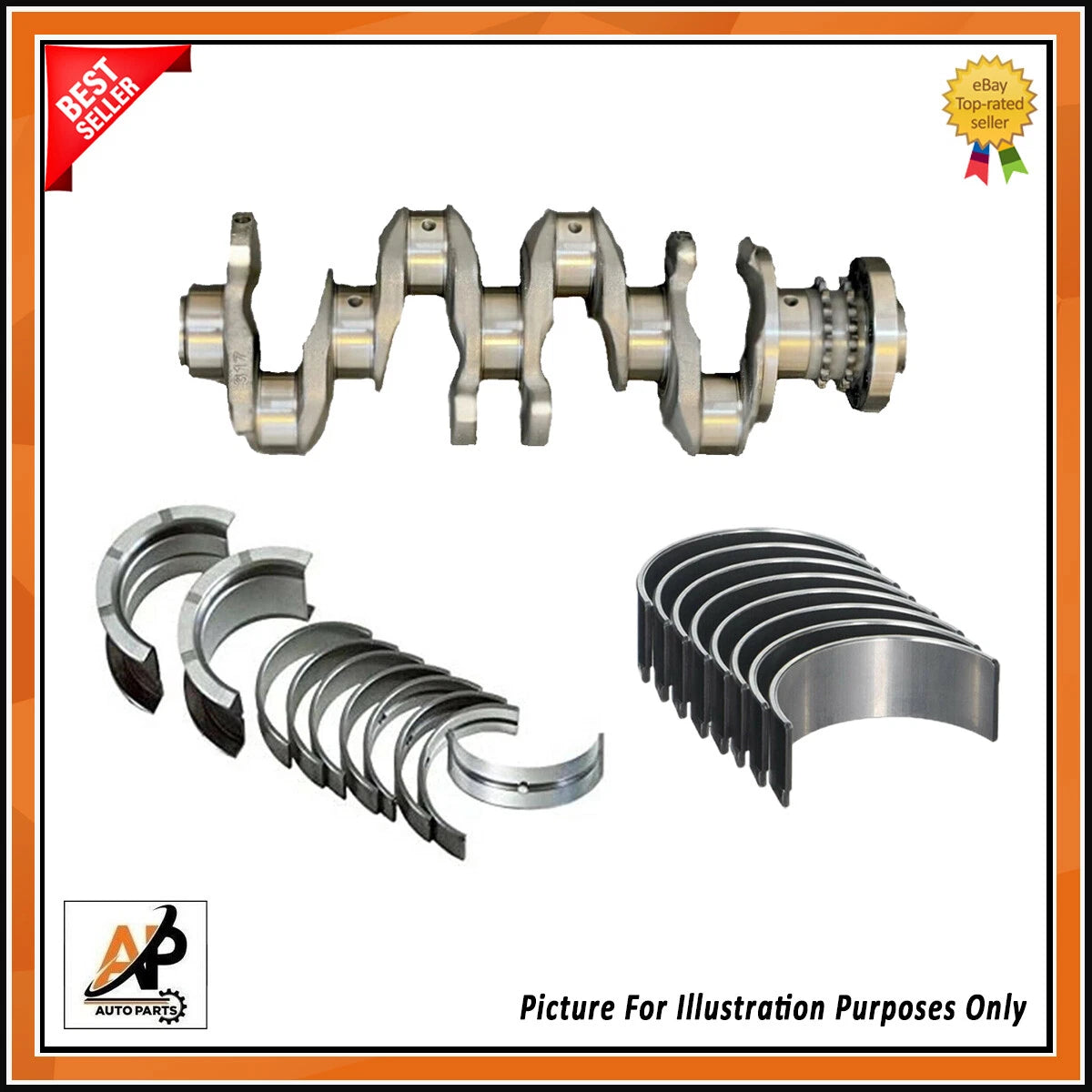 Crankshaft Main Bearing Kit for BMW 2.0 Diesel N47D20 (2009–2017)