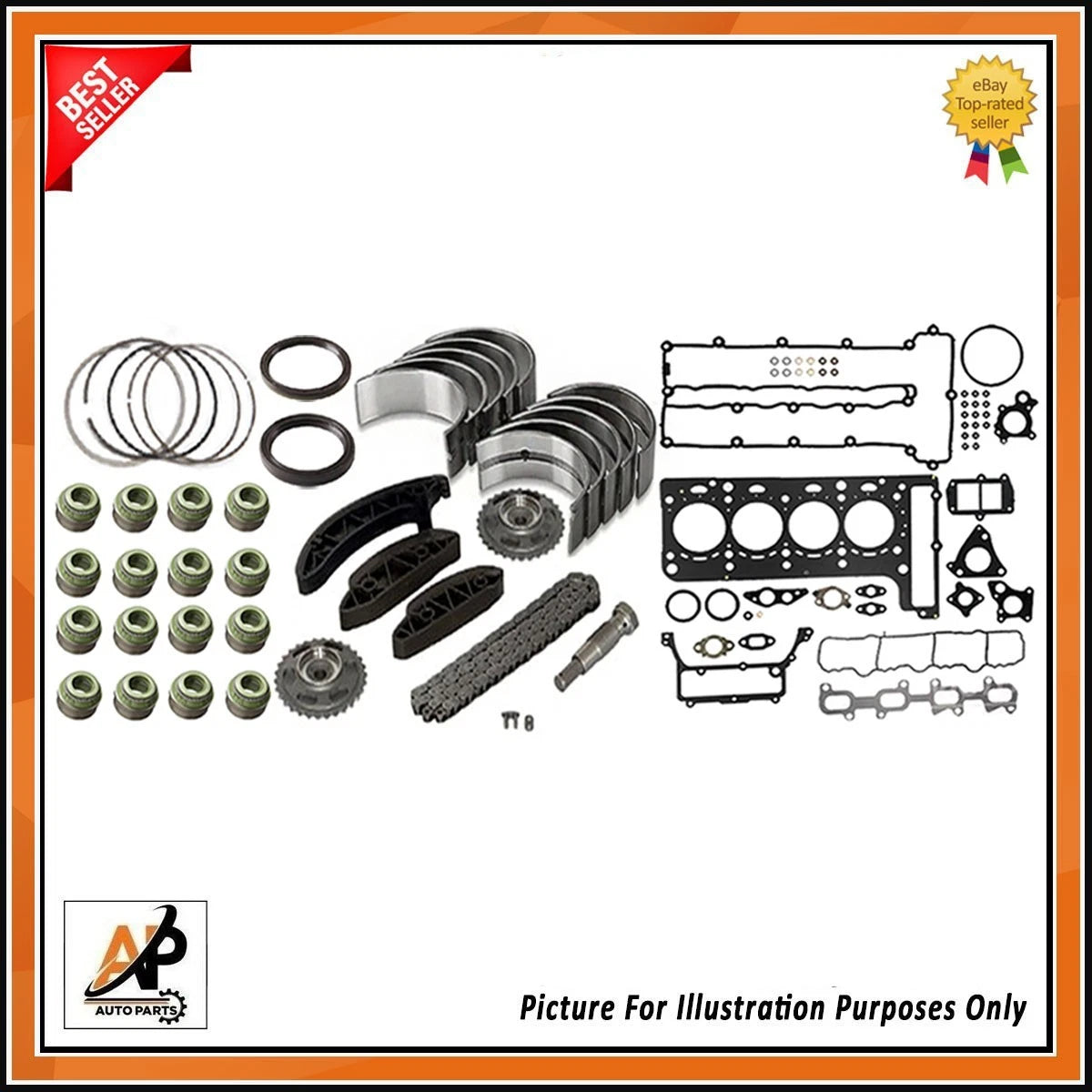 Engine Bearings + Engine Rebuild Kit Replacement for Mercedes-Benz Vito (2014–2026)
