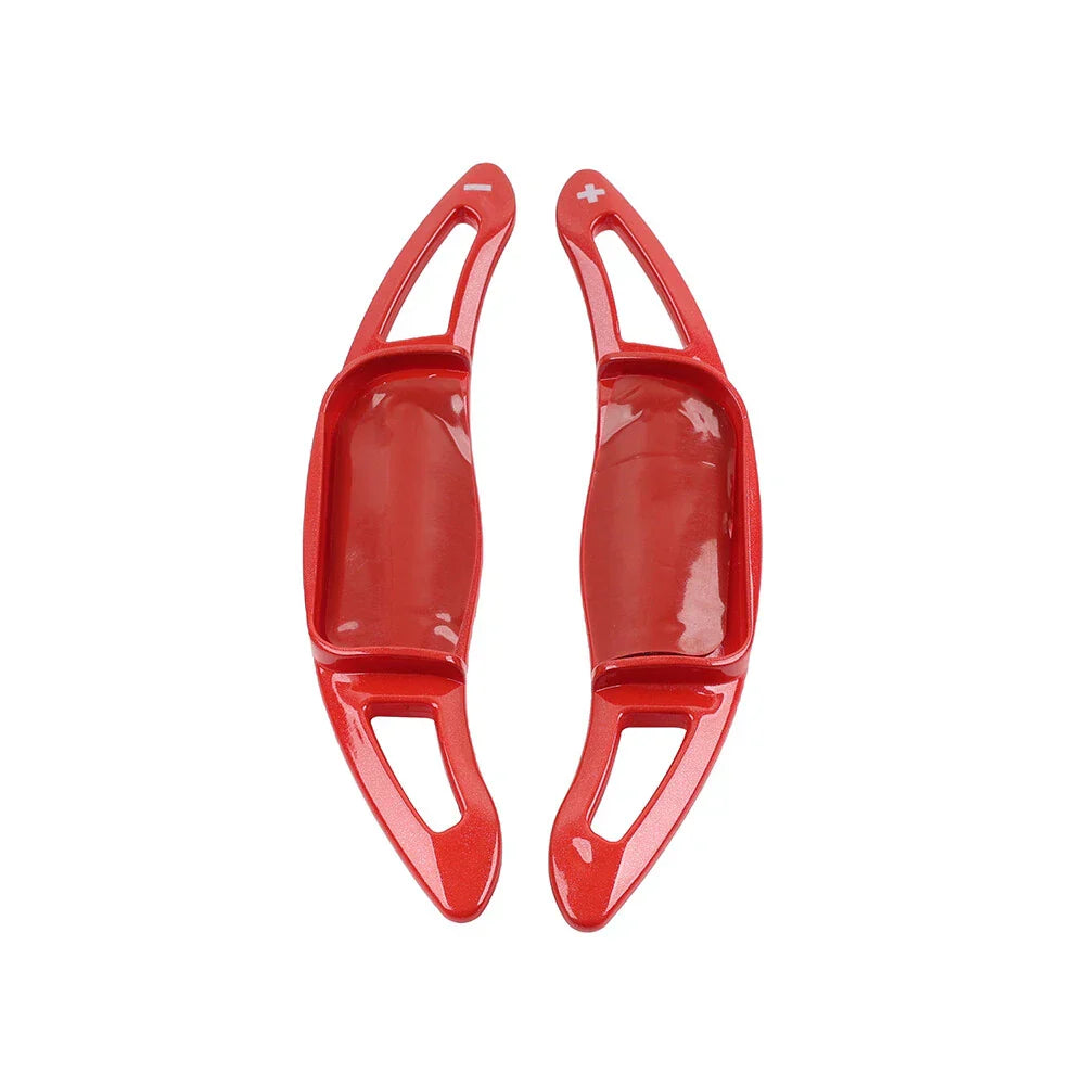 Red Steering Wheel Paddle Shifter Extensions for Toyota Camry Corolla RAV4