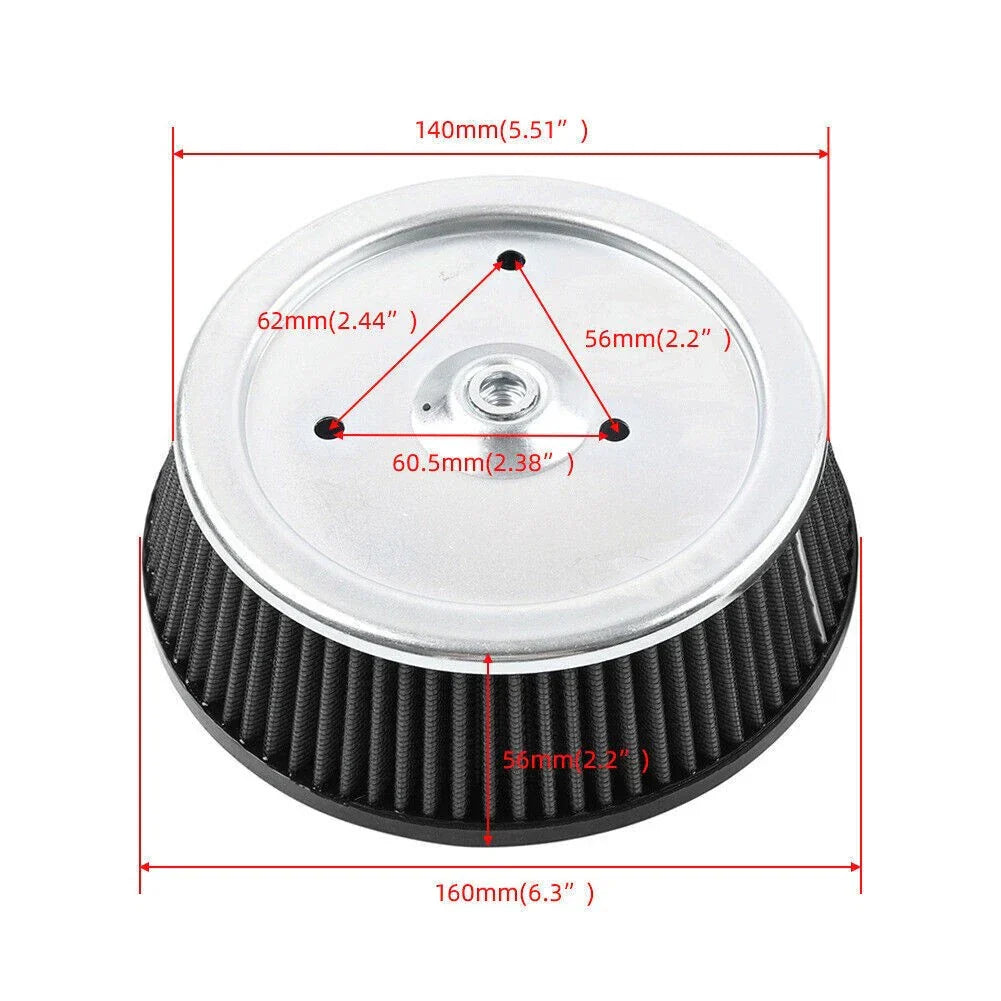 Air Cleaner Filter for Harley Touring 1999-2007, Softail 2000-2015, XL883 1200