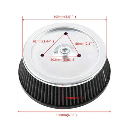 Air Cleaner Filter for Harley Touring 1999-2007, Softail 2000-2015, XL883 1200