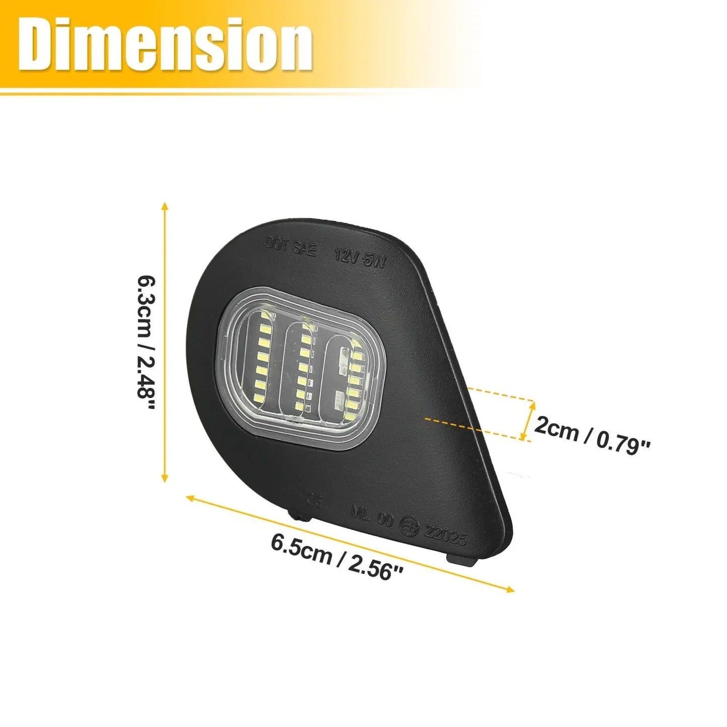 Turn Signal Light for Dodge 1500 2500 3500 4500 5500 (2010-2023) - 2 pcs