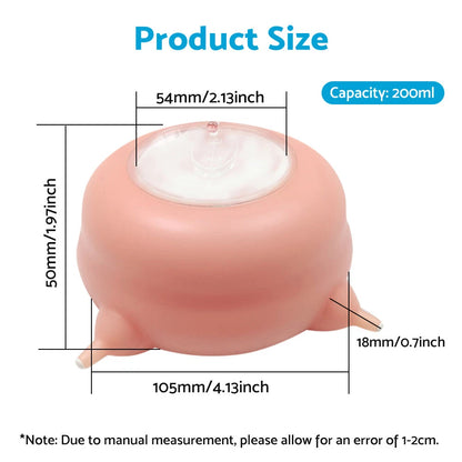 Silicone Puppy Milk Feeder Nipple Bowl for Newborns