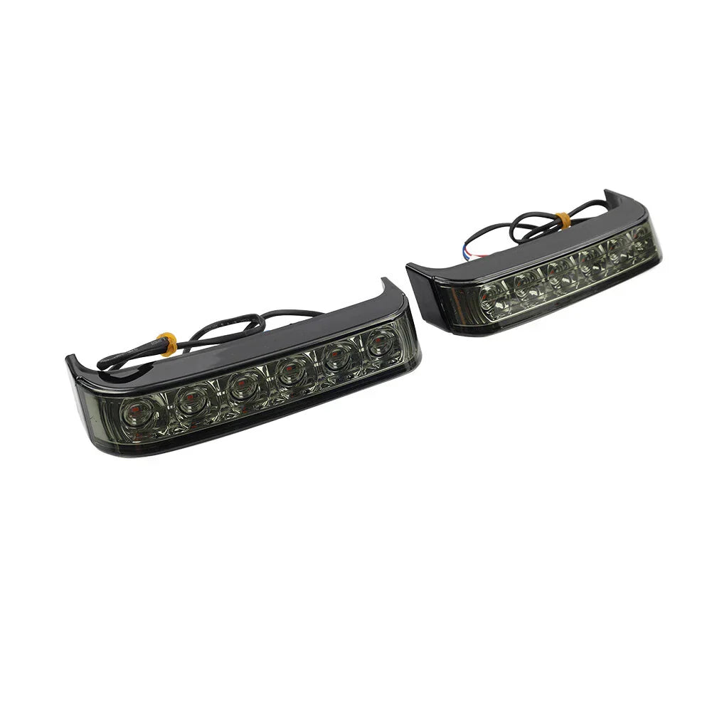 Black Saddlebag Run Brake Tail Light for Harley Touring Street Glide (2009-2023)