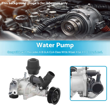 Water Pump for Mercedes A B GLA CLA W176 W246 X156 X117 C117 1.6L 2.0L