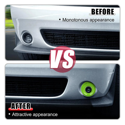 2 x Car ABS Front Fog Light Covers Trim for Dodge Challenger (2015-2020)