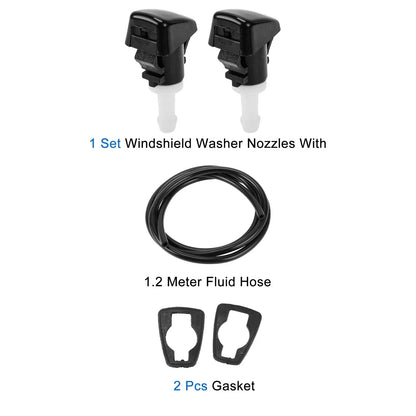 Windshield Washer Nozzle & Fluid Hose for Dodge Grand Caravan (2008-2020)