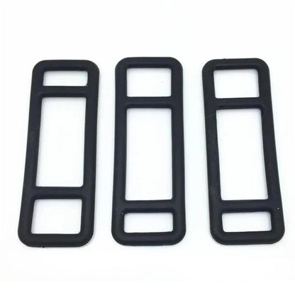 4 x 67MM Long 24MM Wide Driving Recorder Silicone Strap for DVR