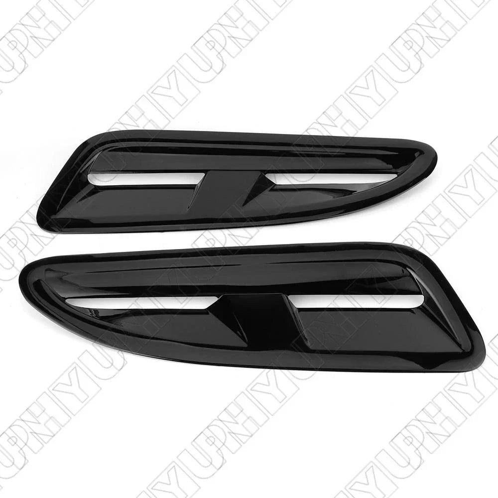 Front Bonnet Vent Outlet Cover Trim Black ABS for Jaguar XKR XK8 (2000-2009)