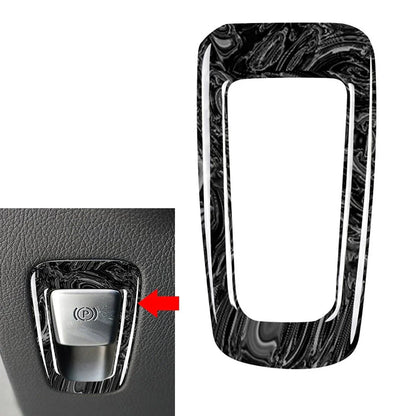 Marbling Hand Brake Park P Button Trim for Mercedes E-Class W213 (2011-2018)