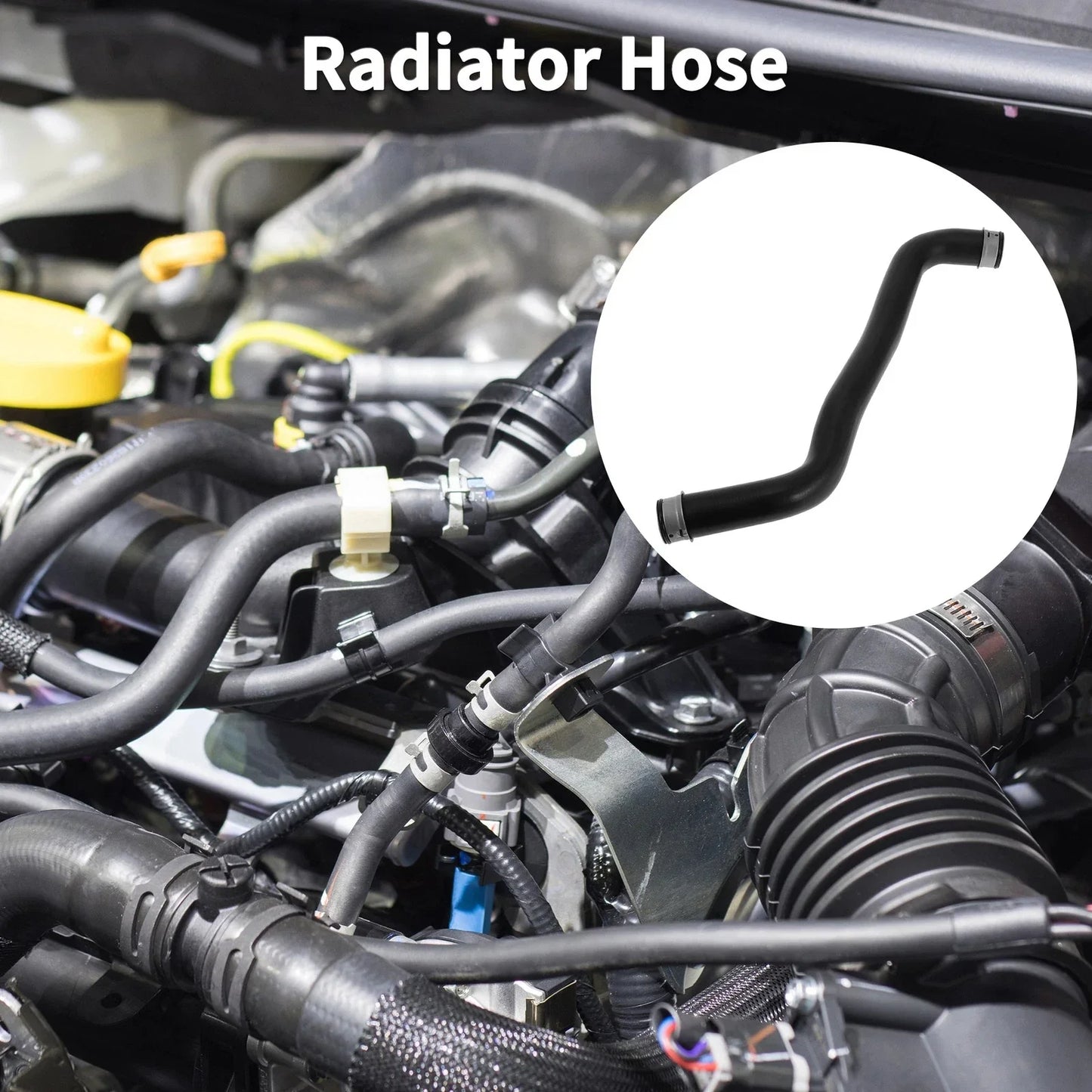 Radiator Hose for Mercedes-Benz E-Class E280 E320 (2005-2008) Rubber