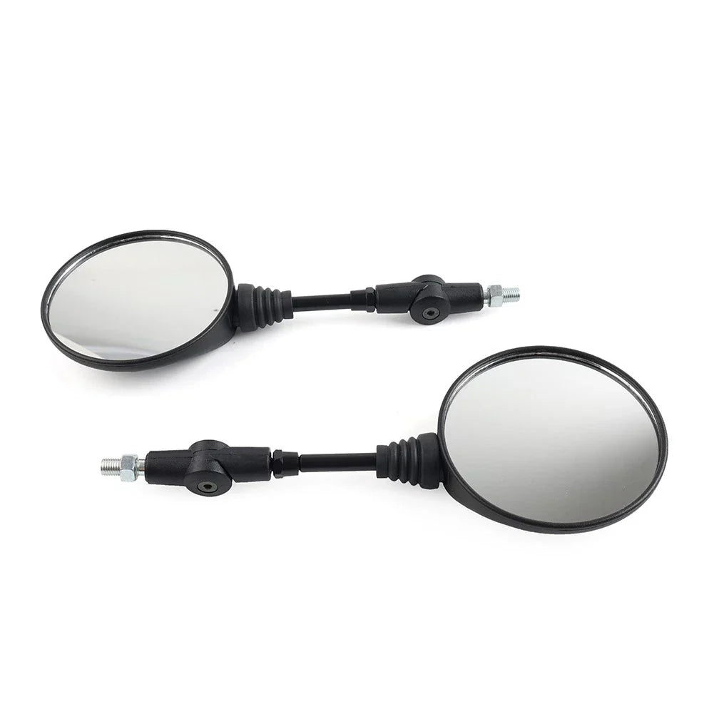 Universal 10mm Folding Side Rearview Mirrors for Dirtbike Motorcycle