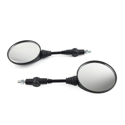 Universal 10mm Folding Side Rearview Mirrors for Dirtbike Motorcycle