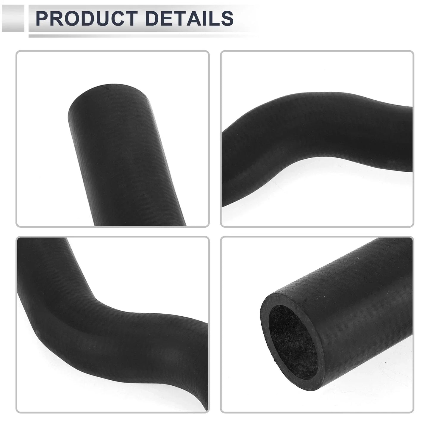 Radiator Coolant Hose for Honda Civic (2006-2011) Rubber Black 1 x Piece