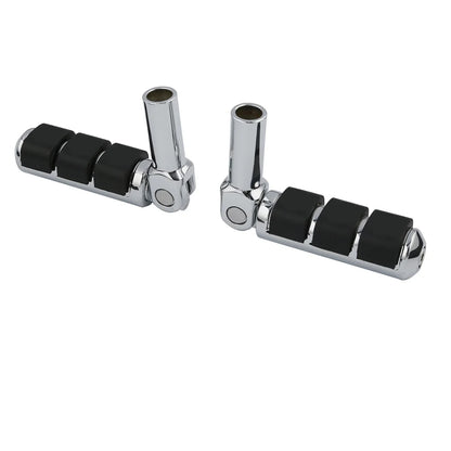 Slim Chrome Rear Foot Pegs Mount for Harley Softail Cross Bones (2008-2017)