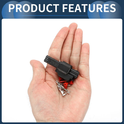 Fuel Injector Waterproof Connector Plug for Chevrolet - 1 Set, Plastic, Copper