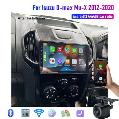 9" Wireless CarPlay Android Auto Head Unit for Isuzu Dmax MuX (2012-2020)