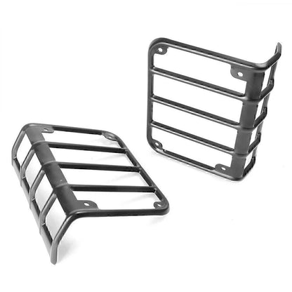 Black Rear Tail Light Covers for 2007-2017 Jeep Wrangler JK (2007-2017)
