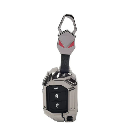 Keyless Remote Key Fob Cover for Jeep Wrangler, Gladiator (2018-2024)