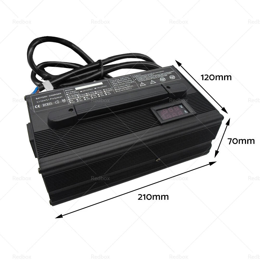 48V 15A Golf Cart Battery Charger for Star, EzGo, Club Car, DS, TXT, Yamaha