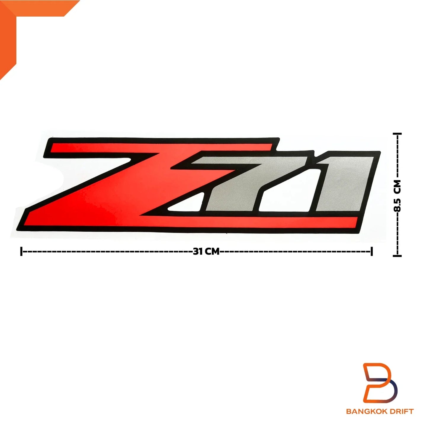 Z71 Side Rear Fender Body Sticker Decal for Holden Colorado Ute (12-23)