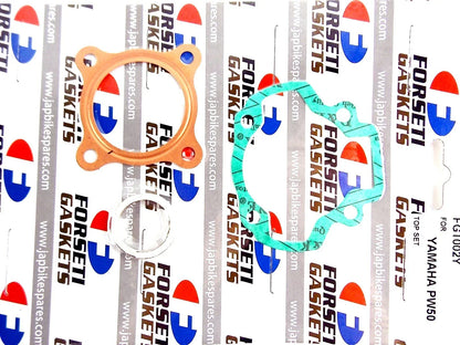 1. FORSETI Top End Kit 1.00mm O/S 41mm Piston Rings Gasket for Honda QR50 (82-03)