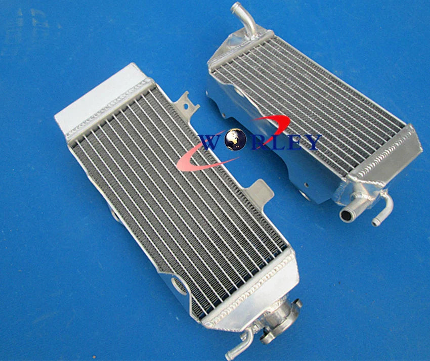 Aluminum Radiator & Red Silicone Y Hose for Honda CRF450R (2009-2012)