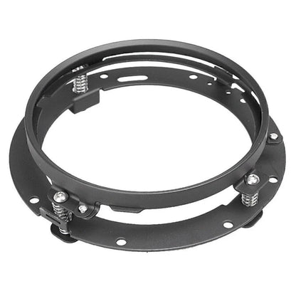 7" Round LED Headlight Mounting Bracket Ring for Harley Softail (1991-2013)