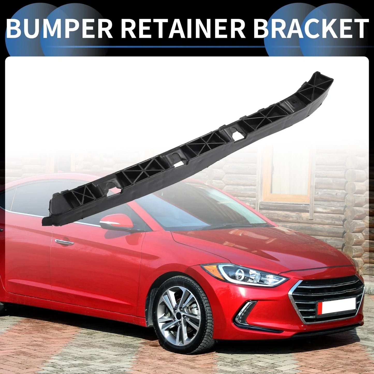 Right Rear Bumper Retainer Bracket for Hyundai Elantra (2011-2016)