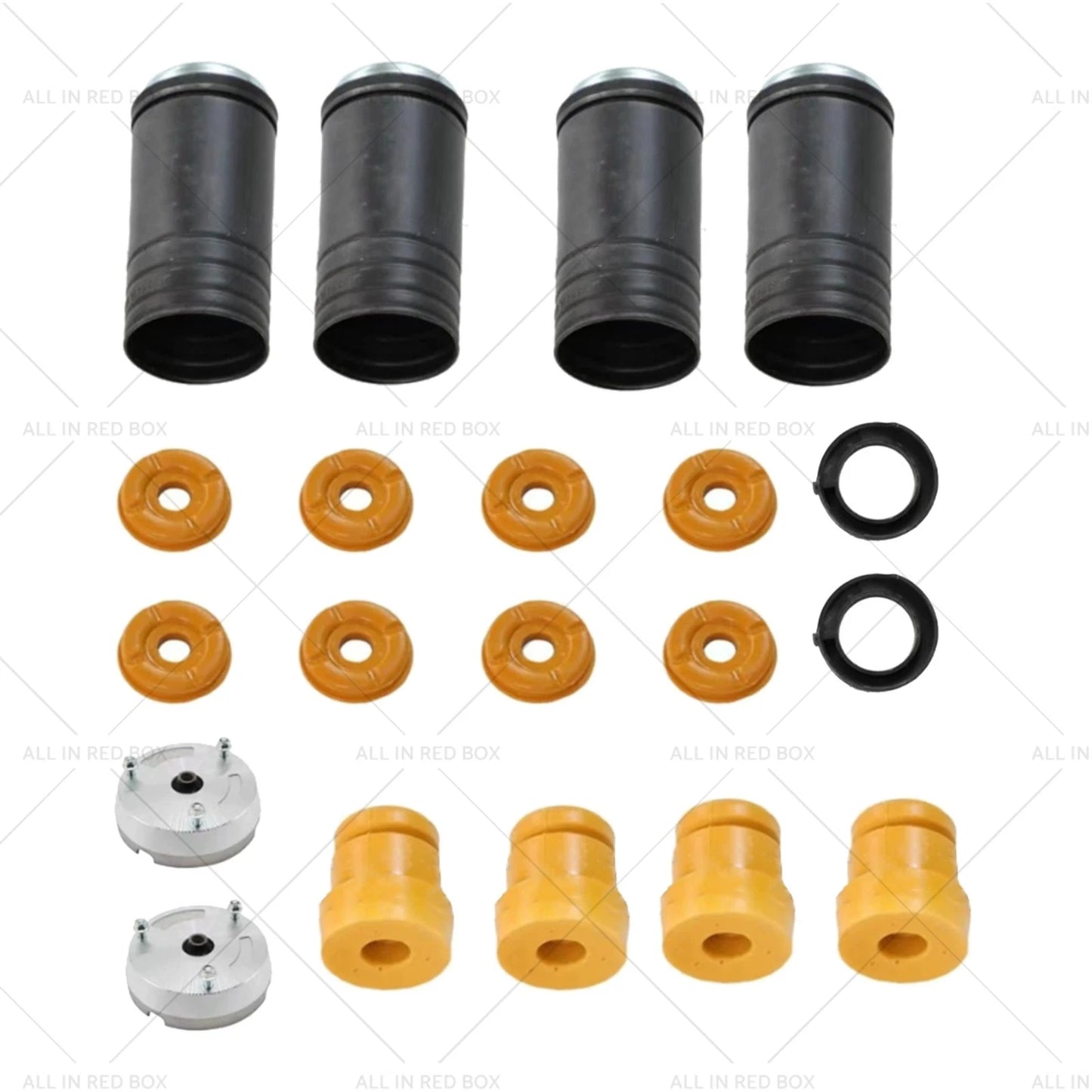 Front & Rear Strut Tops Bushing Dust Covers for BMW X6 (2008-2014)