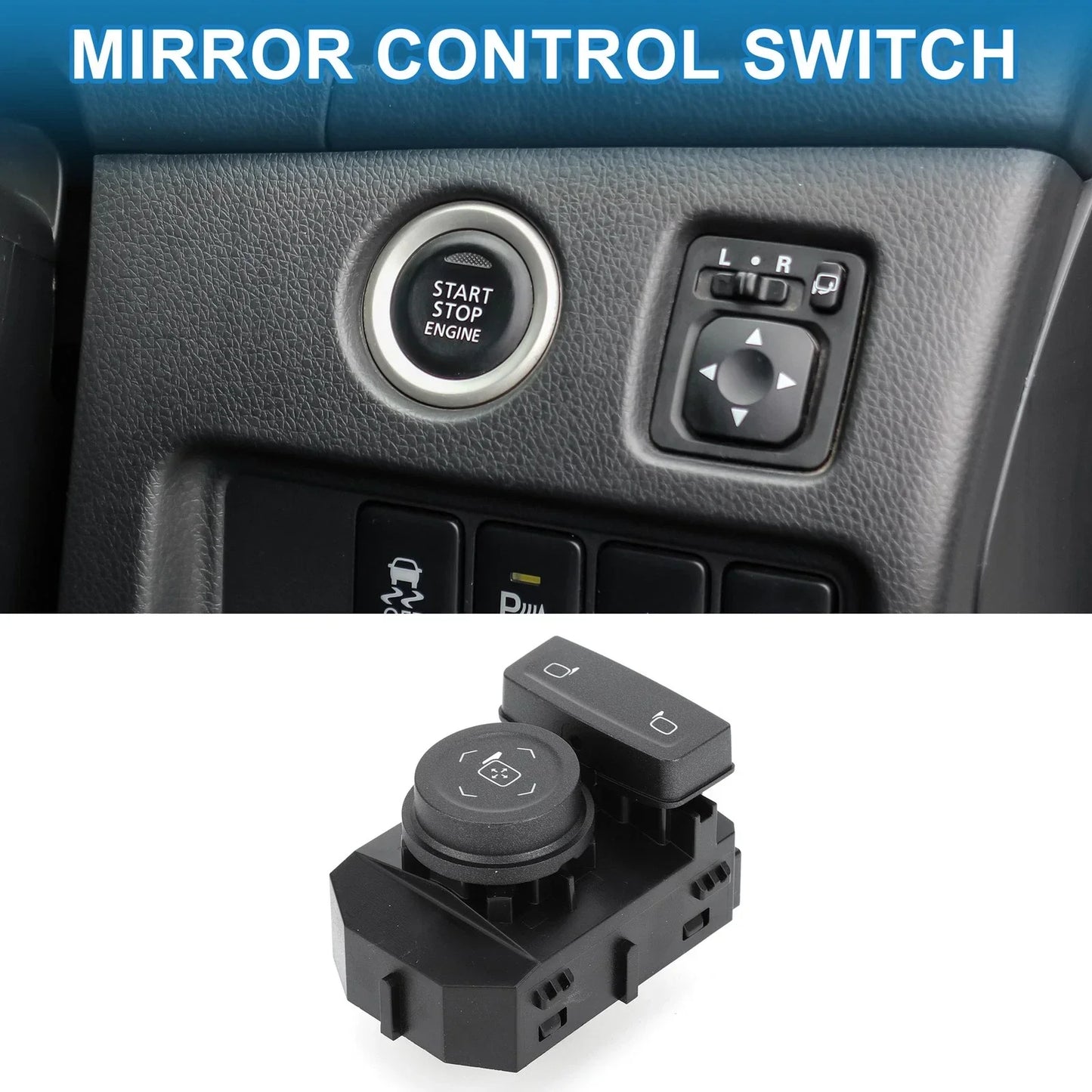 Car Mirror Switch for Chevrolet Silverado 1500, Suburban, Tahoe (2007-2014)