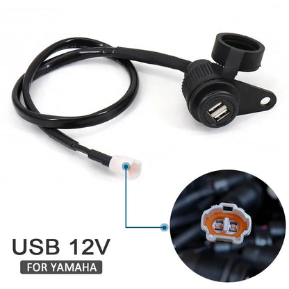 Dual USB Charger Adapter for Yamaha MT09, SP, XSR900, Tracer 900, MT07