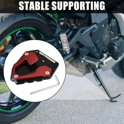 Aluminum Alloy Motorcycle Kickstand Pad for Honda NT1100 (2021-2023) Red