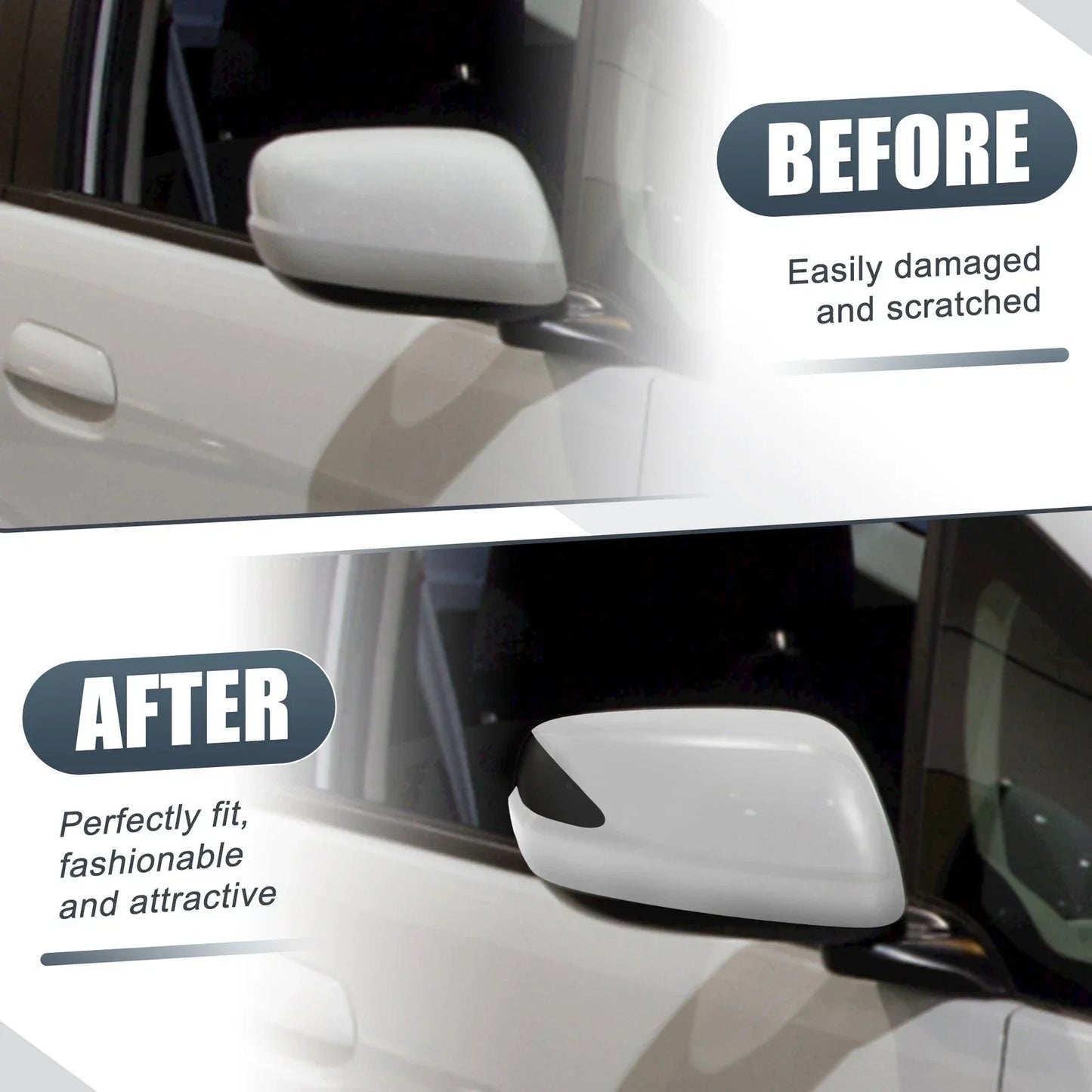 Right Side Car Mirror Cover Cap for Honda Fit (2009-2013)