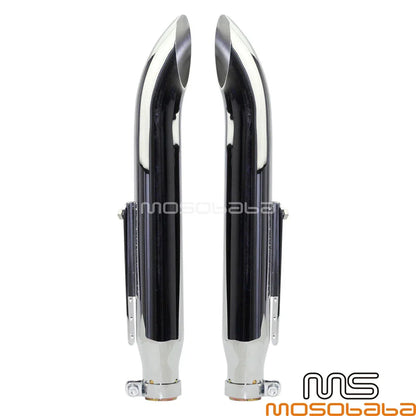 19'' Turn Out Exhaust Mufflers for Harley Cafe Racer & Suzuki VL 125 800