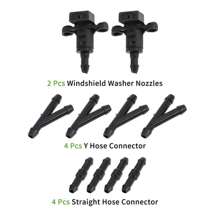Windshield Washer Nozzle & Hose Connector for Hyundai