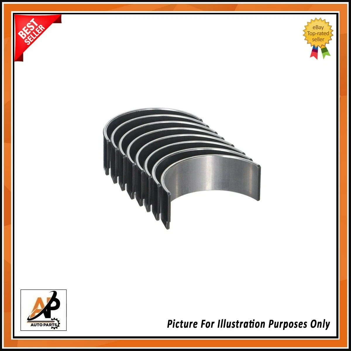 Big End Conrod Bearings Set 0.25 Replacement for Audi 1.8T 2.0 (2000–2010)