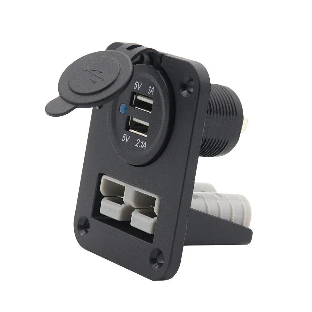 50A Anderson Plug with Dual USB Quick Charger for Car (No Year Specified)