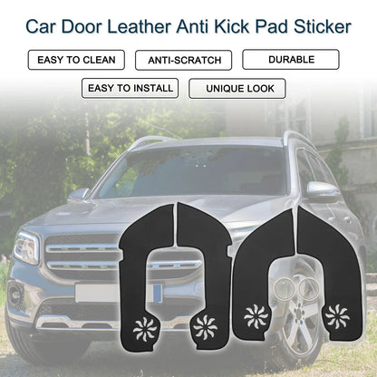 Car Door Leather Anti Kick Pad Sticker for Mercedes-Benz GLB (2020-2025)