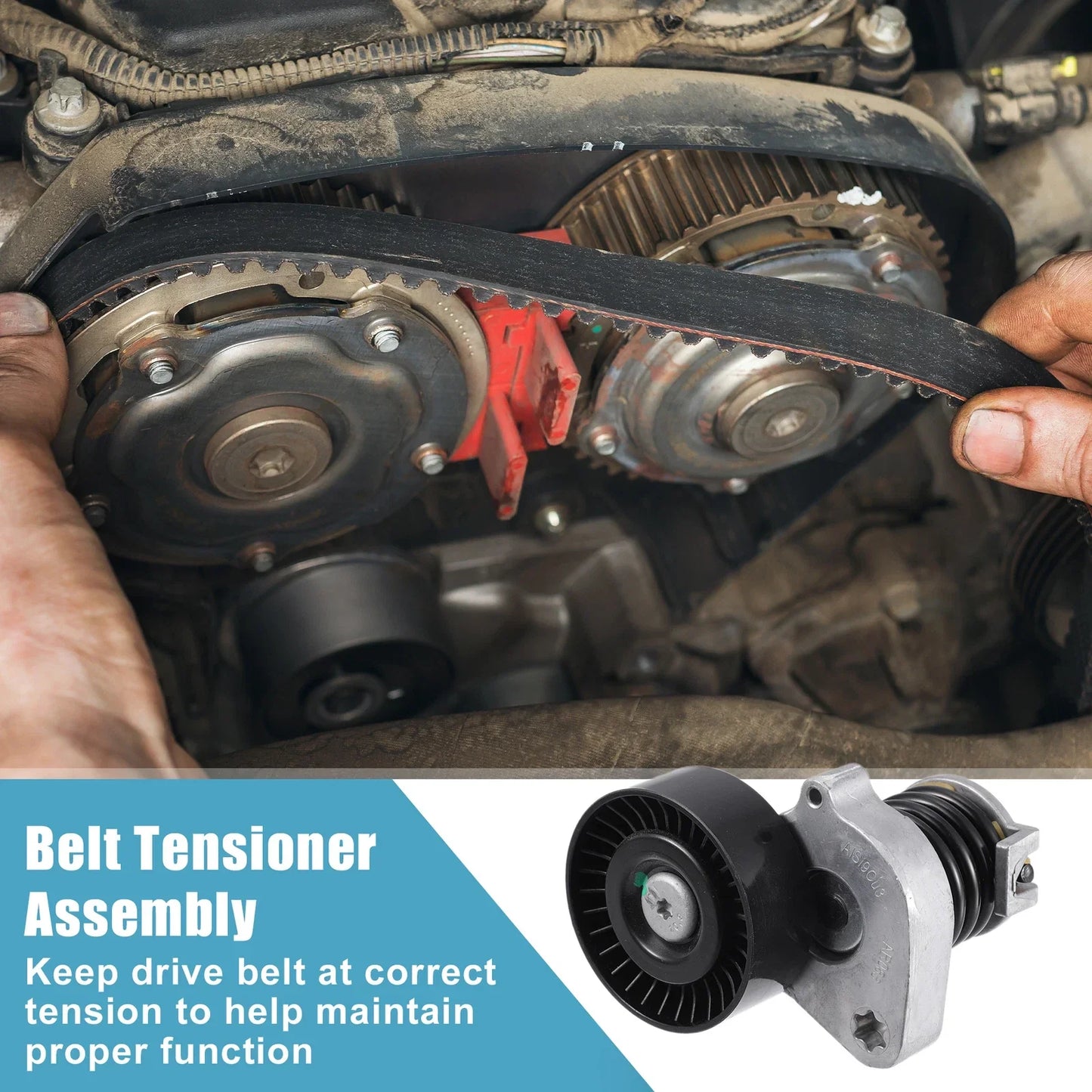 Belt Tensioner Pulley for Mercedes-Benz C250 (2012-2015)