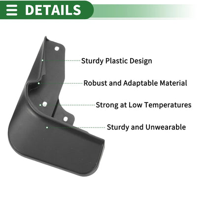 Mud Flaps Splash Guards 2 x Front & Rear for Honda Inspire (2023-2024)