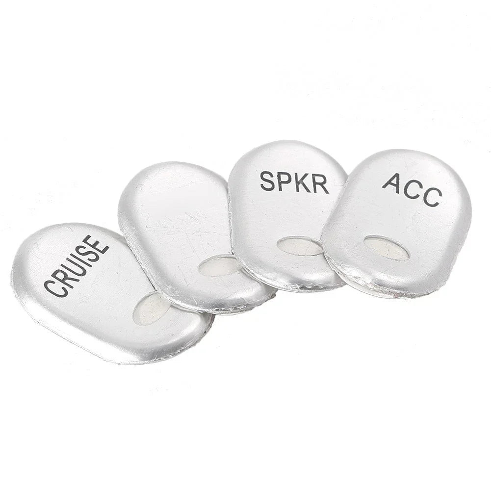 Stainless Steel Rocker Panel Switch Button Cover for Harley Touring FLHT FLTR (2014-2023)