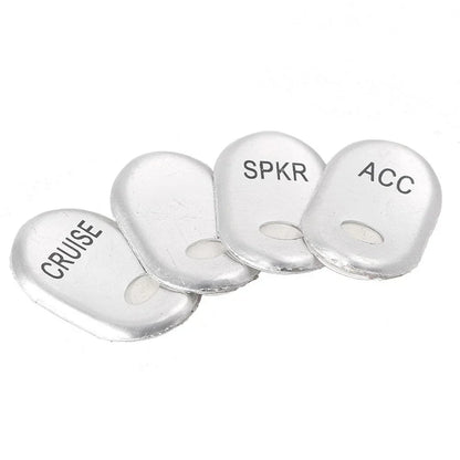 Stainless Steel Rocker Panel Switch Button Cover for Harley Touring FLHT FLTR (2014-2023)