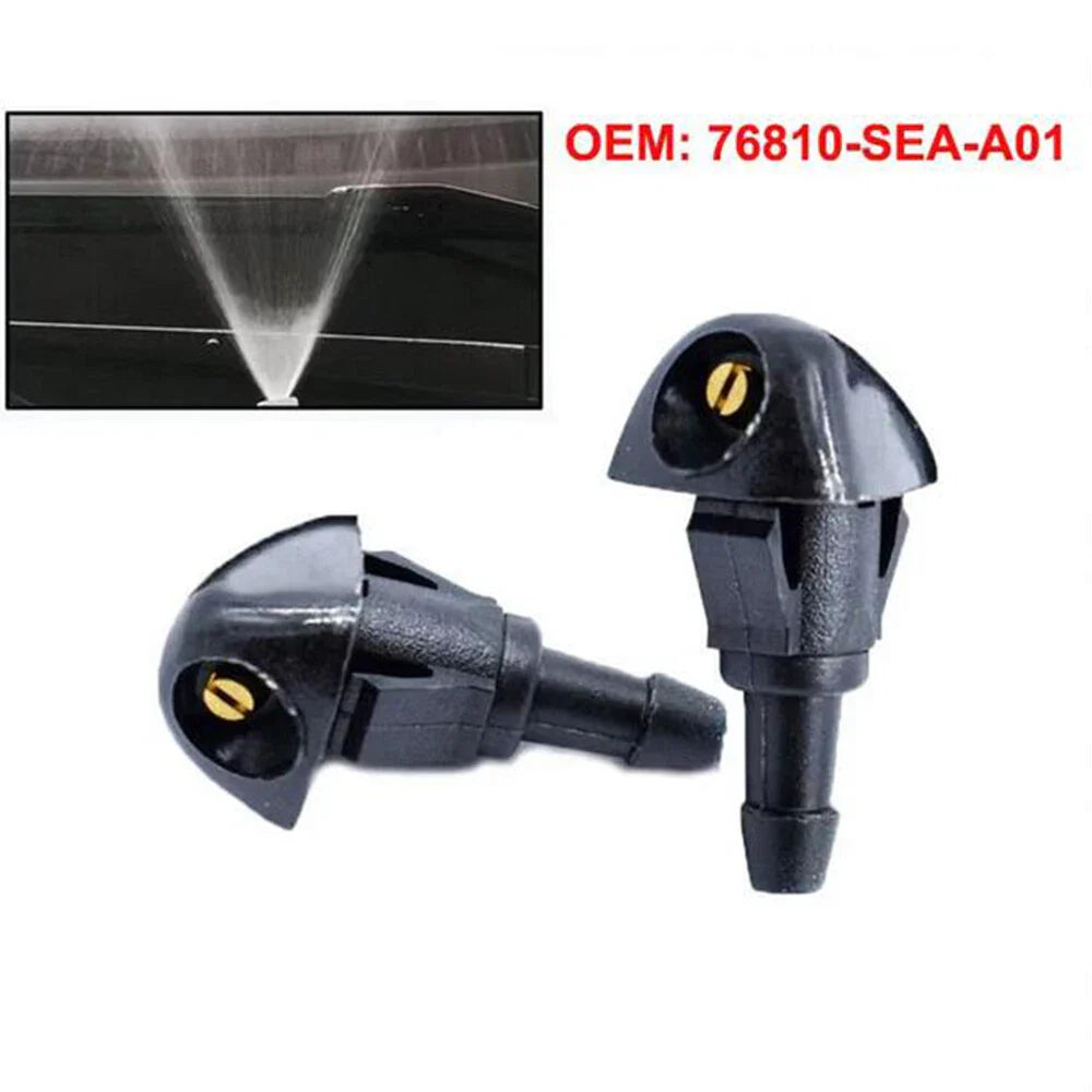 Front Windshield Wiper Spray Jets for Honda Civic Fit Jazz CR-V (2001-2011)