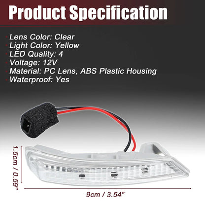 LED Right Side Mirror Turn Signal Light for Chrysler Dodge (2011-2019)